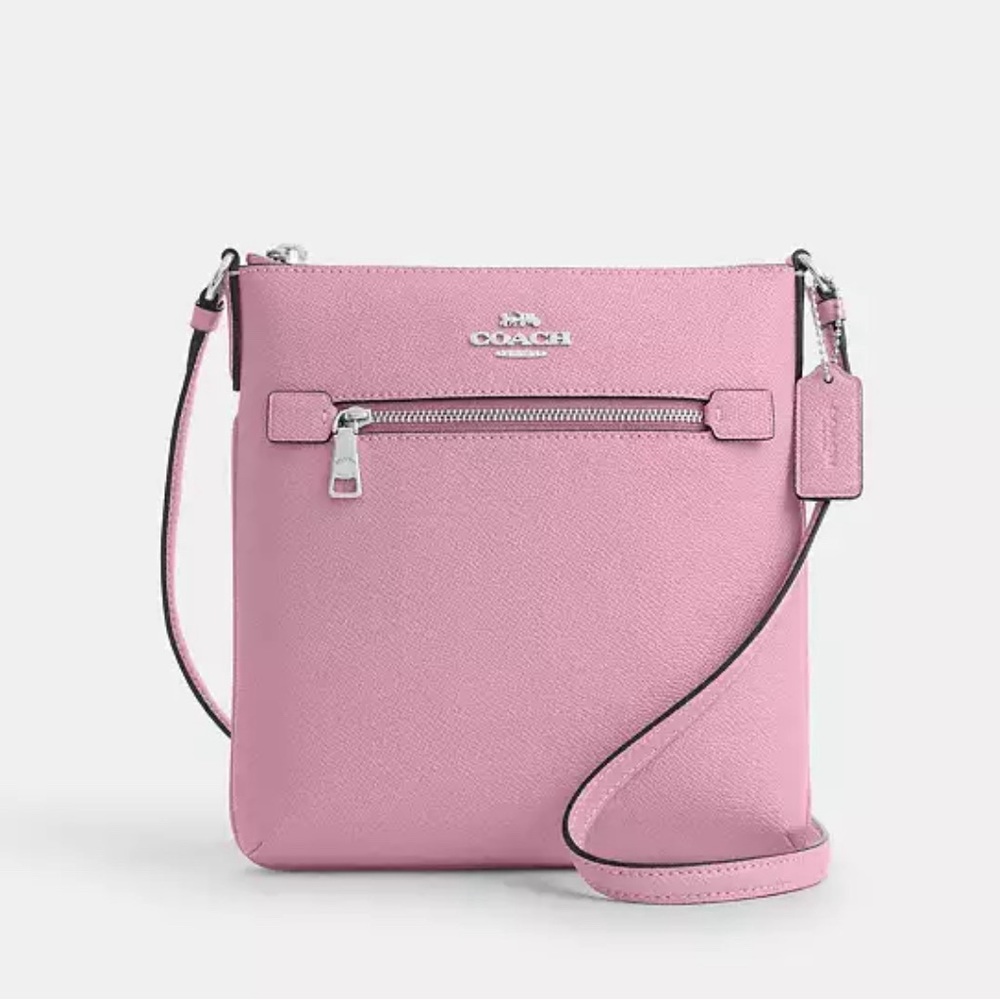 Coach Mini Rowan File Bag Pink Crossbody Bag NWOT